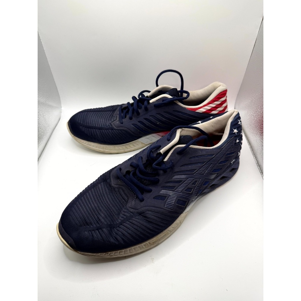ASICS FuzeX Country Pack T6K0N Mens 11.5 Sneaker‎ Navy Running Athletic Shoes